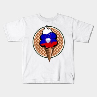 Slovenian flag ice cream Kids T-Shirt